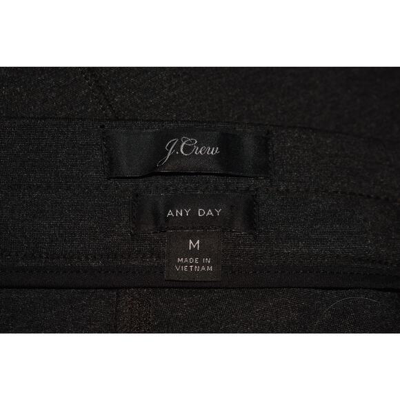 J.CREW $118 Charcoal Gray Ponte Stretch Pixie Skinny Ankle Pant‎ Medium - Picture 3 of 3